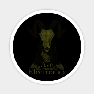 ASCii Savage Girl - Ave Electronica (Yellow) Magnet